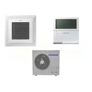 Samsung 10.0KW 4-Way Cassette System R32 Single phase With PC4NUFMAN & MWR-WE13N